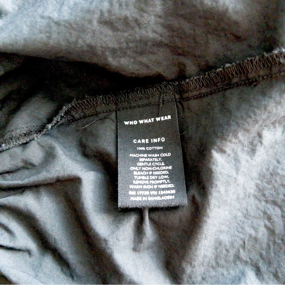 Who What Wear Black Sleeveless Tiered Ruffle Midi Dress Women’s Size Medium - Picture 11 of 11